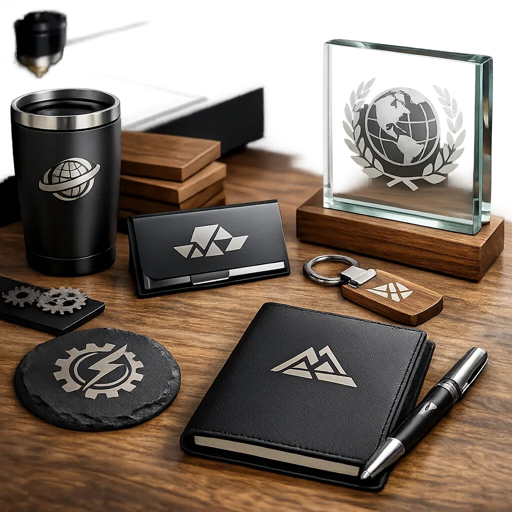 Firmenlogos gravieren