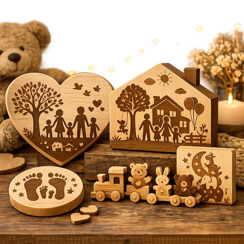 Spielzeug & Deko aus Holz